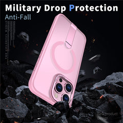 For iPhone 13 Pro Case Compatible with MagSafe Kickstand TPU + Acrylic Phone Cover - TechGearPal