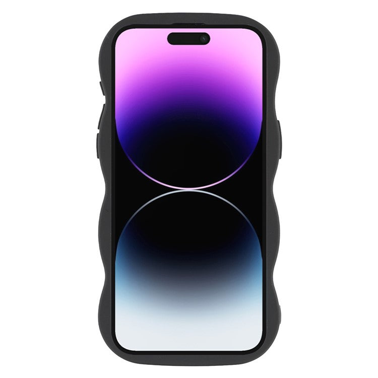 For iPhone 14 Pro Max Case Compatible with MagSafe TPU + PC Phone Back Cover Skin Touch Wave Shape - TechGearPal