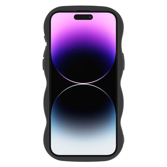 For iPhone 14 Pro Max Case Compatible with MagSafe TPU + PC Phone Back Cover Skin Touch Wave Shape - TechGearPal