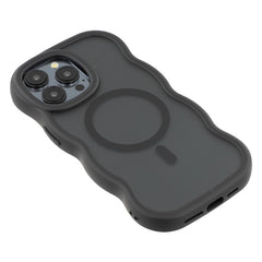 For iPhone 14 Pro Case Compatible with MagSafe TPU + PC Phone Back Cover Skin Touch Wave Shape - TechGearPal