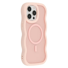 For iPhone 14 Pro Case Compatible with MagSafe TPU + PC Phone Back Cover Skin Touch Wave Shape - TechGearPal