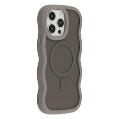 For iPhone 14 Pro Case Compatible with MagSafe TPU + PC Phone Back Cover Skin Touch Wave Shape - TechGearPal