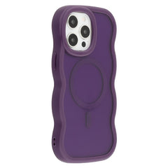 For iPhone 14 Pro Case Compatible with MagSafe TPU + PC Phone Back Cover Skin Touch Wave Shape - TechGearPal