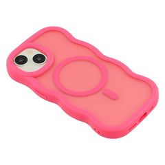 For iPhone 14 Case Compatible with MagSafe TPU + PC Phone Back Cover Skin Touch Wave Shape - TechGearPal