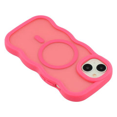 For iPhone 14 Case Compatible with MagSafe TPU + PC Phone Back Cover Skin Touch Wave Shape - TechGearPal