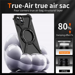 For iPhone 15 Plus  /  14 Plus Bumper Cases Borderless Metal Frame Cover Compatible with MagSafe Kickstan - TechGearPal
