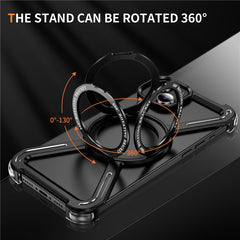 For iPhone 15 Plus  /  14 Plus Bumper Cases Borderless Metal Frame Cover Compatible with MagSafe Kickstan - TechGearPal