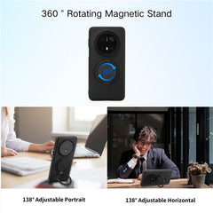 VILI TCY for Huawei Mate 70 Pro+ Magnetic Phone Case with Rotary Kickstand PC TPU Back Cover - TechGearPal