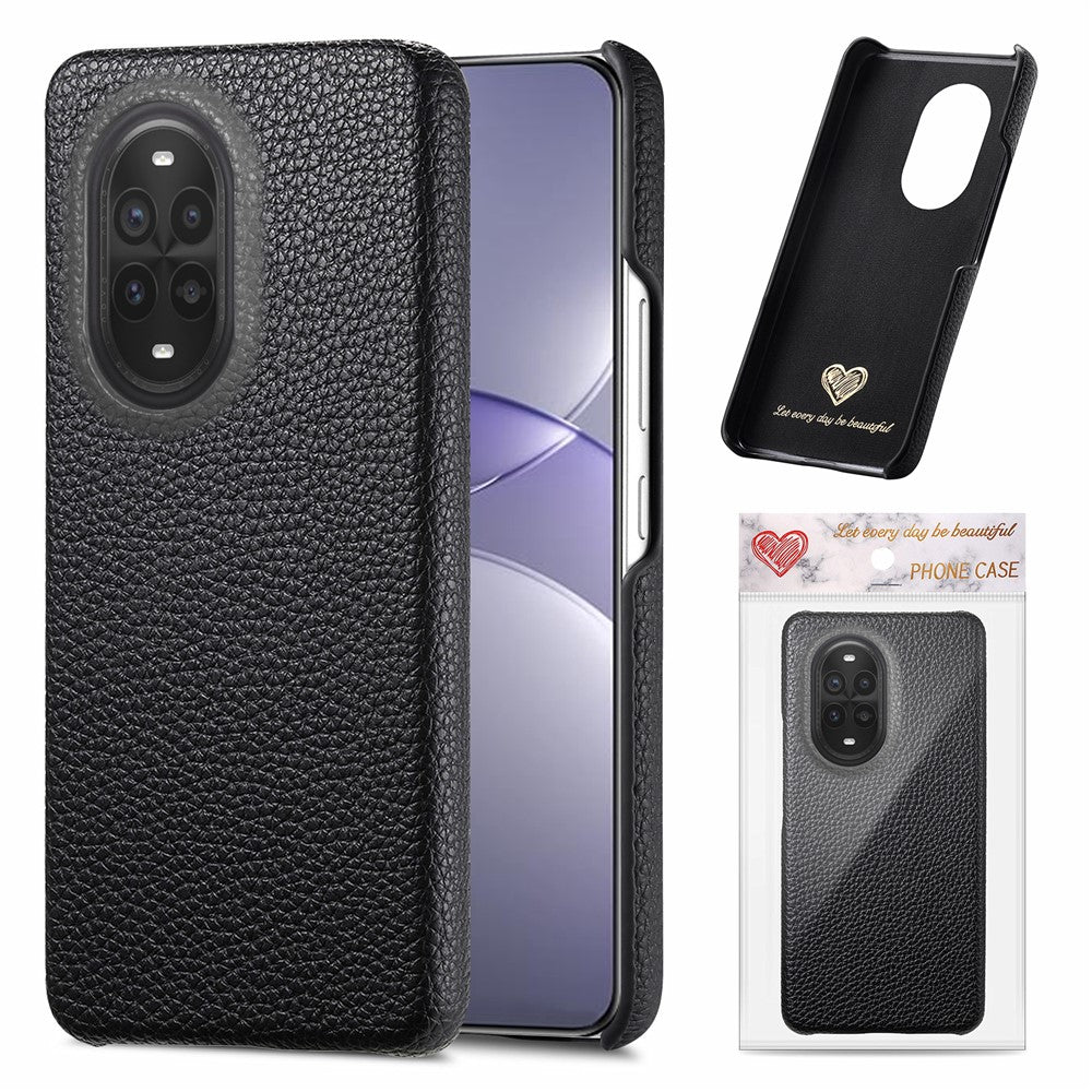 Coque arrière en cuir avec revêtement en PC pour Huawei Nova 13 Pro 5G 