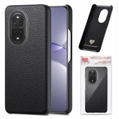 For Huawei nova 13 Pro 5G Case Litchi Texture Leather Coated PC Mobile Back Cover