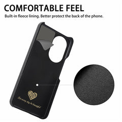 For Huawei nova 13 Pro 5G Case Litchi Texture Leather Coated PC Mobile Back Cover