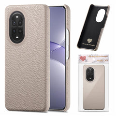 For Huawei nova 13 Pro 5G Case Litchi Texture Leather Coated PC Mobile Back Cover