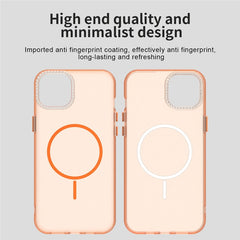 For iPhone 14 / 13 Case Compatible with MagSafe TPU + PC + PET Phone Cover Rhinestone Decor Lens Frame - TechGearPal