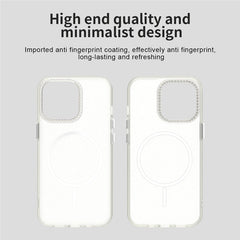 For iPhone 13 Pro Max Case Compatible with MagSafe TPU + PC + PET Phone Cover Rhinestone Decor Lens Frame - TechGearPal
