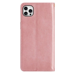 For iPhone 14 Pro Max Case Wallet Calf Texture Leather Phone Cover with Hidden Magnetic Closure - TechGearPal