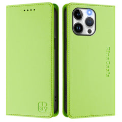 For iPhone 15 Pro Max Leather Case RINACASIS RC01 Phone Cover with RFID Blocking Wallet Stand - TechGearPal