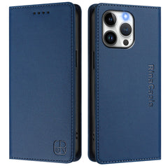 For iPhone 15 Pro Max Leather Case RINACASIS RC01 Phone Cover with RFID Blocking Wallet Stand - TechGearPal