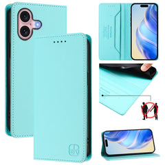 For iPhone 16 Leather Case RINACASIS RC01 Phone Cover with RFID Blocking Wallet Stand - TechGearPal