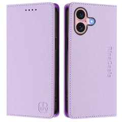 For iPhone 16 Leather Case RINACASIS RC01 Phone Cover with RFID Blocking Wallet Stand - TechGearPal