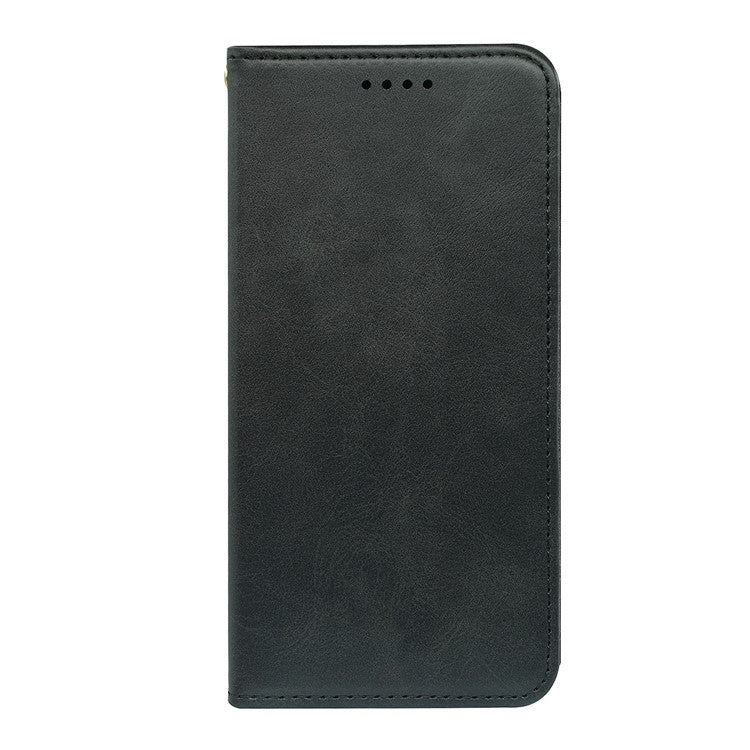 For iPhone 13 Case Wallet Calf Texture Leather Phone Cover with Hidden Magnetic Closure - TechGearPal