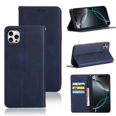 For iPhone 13 Pro Max Case Wallet Calf Texture Leather Phone Cover with Hidden Magnetic Closure - TechGearPal