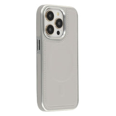 For iPhone 14 Pro Case Compatible with MagSafe Electroplating Edge PU + TPU + PC Phone Back Cover - TechGearPal