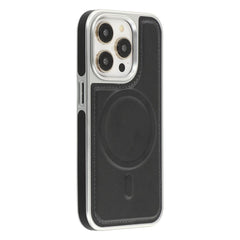 For iPhone 14 Pro Case Compatible with MagSafe Electroplating Edge PU + TPU + PC Phone Back Cover - TechGearPal