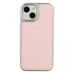 For iPhone 14 / 13 Case Compatible with MagSafe Electroplating Edge PU + TPU + PC Phone Back Cover - TechGearPal