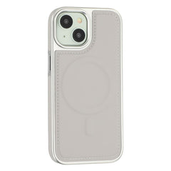 For iPhone 14 / 13 Case Compatible with MagSafe Electroplating Edge PU + TPU + PC Phone Back Cover - TechGearPal