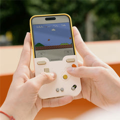 BITMOLAB GAMEBABY For iPhone 16 Pro Max Case Retro Handheld Game Console Design Phone Cover - TechGearPal