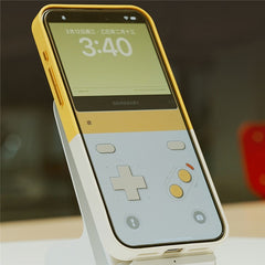 BITMOLAB GAMEBABY For iPhone 16 Pro Max Case Retro Handheld Game Console Design Phone Cover - TechGearPal