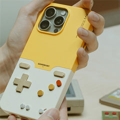 BITMOLAB GAMEBABY For iPhone 16 Pro Max Case Retro Handheld Game Console Design Phone Cover - TechGearPal