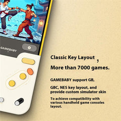 BITMOLAB GAMEBABY For iPhone 16 Pro Max Case Retro Handheld Game Console Design Phone Cover - TechGearPal
