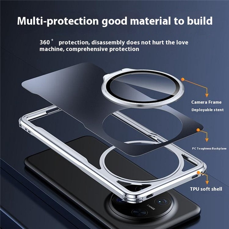 For Huawei Mate 70 Pro+  /  70 Pro Phone Case Shockproof TPU PC Back Cover with Lens Kickstan - TechGearPal