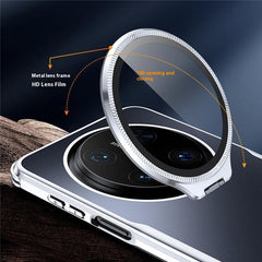 For Huawei Mate 70 Pro+  /  70 Pro Phone Case Shockproof TPU PC Back Cover with Lens Kickstan - TechGearPal