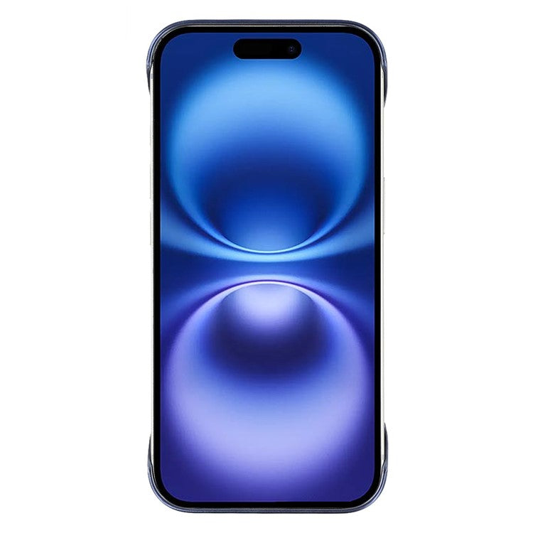KIGC For iPhone 16 Magnetic Case Electroplating PC + PU Phone Back Cover - TechGearPal