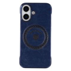 KIGC For iPhone 16 Magnetic Case Electroplating PC + PU Phone Back Cover - TechGearPal