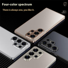 For Samsung Galaxy S25 Ultra Bumper Case Alloy Frame Cover with Lens Frame