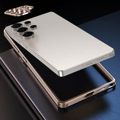 For Samsung Galaxy S25 Ultra Bumper Case Alloy Frame Cover with Lens Frame