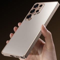 For Samsung Galaxy S25 Ultra Bumper Case Alloy Frame Cover with Lens Frame