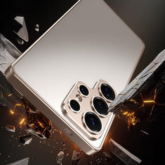 For Samsung Galaxy S25 Ultra Bumper Case Alloy Frame Cover with Lens Frame