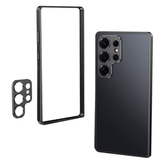 For Samsung Galaxy S25 Ultra Bumper Case Alloy Frame Cover with Lens Frame