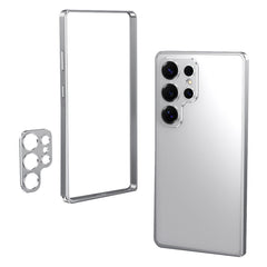 For Samsung Galaxy S25 Ultra Bumper Case Alloy Frame Cover with Lens Frame