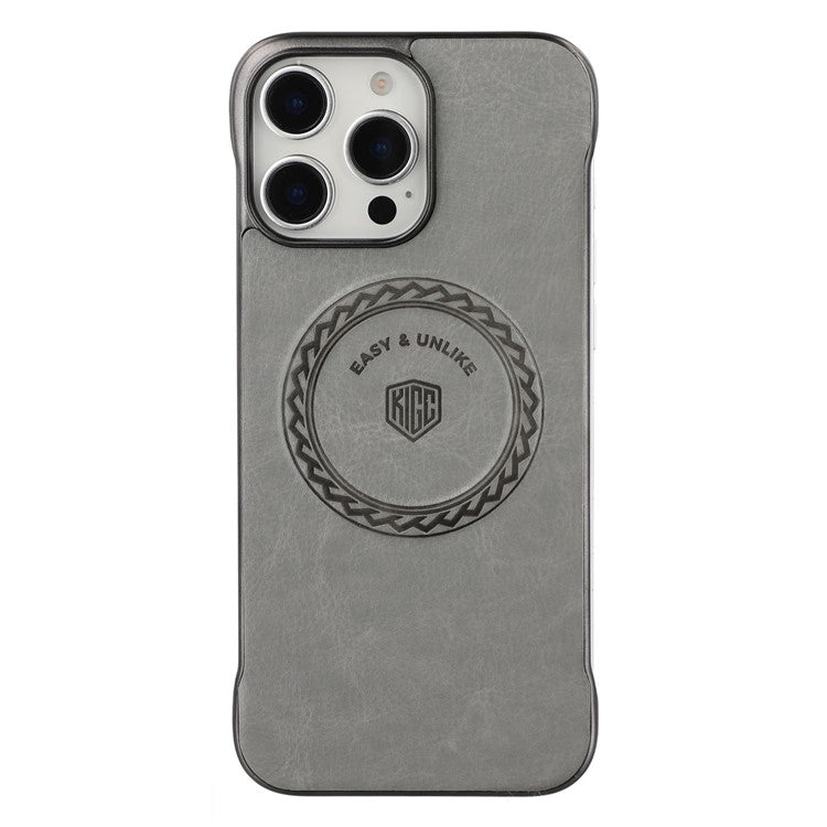 KIGC For iPhone 14 Pro Max Magnetic Case Electroplating PC + PU Phone Back Cover - TechGearPal