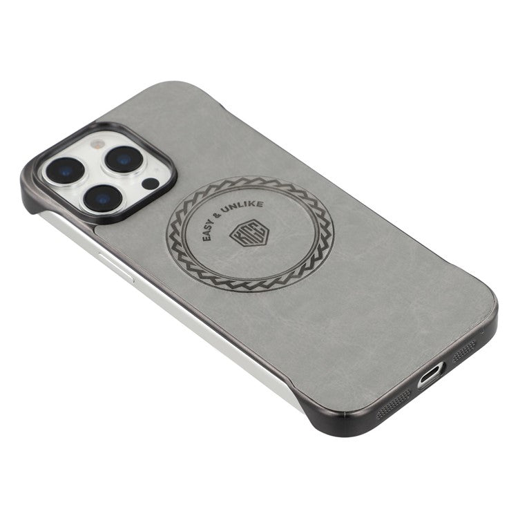 KIGC For iPhone 14 Pro Max Magnetic Case Electroplating PC + PU Phone Back Cover - TechGearPal