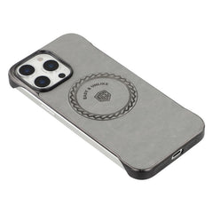 KIGC For iPhone 14 Pro Max Magnetic Case Electroplating PC + PU Phone Back Cover - TechGearPal