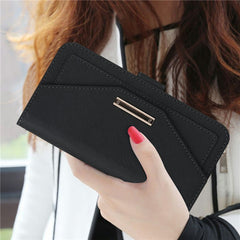 For iPhone 15 Pro Max Stand Case Cross Texture PU Leather Wallet Phone Cover with Shoulder Strap / Makeup Mirror - TechGearPal