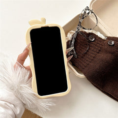 For iPhone 16 Pro Max Silicone Case Unique Apple Style Shockproof Phone Back Cover