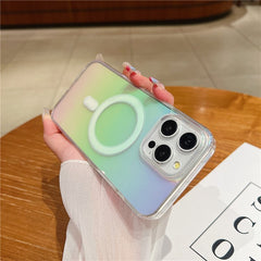 For iPhone 14 Pro Case Compatible with MagSafe Acrylic + TPU Gradient Phone Cover - TechGearPal