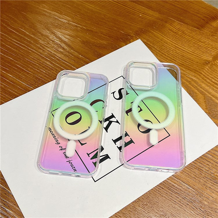 For iPhone 14 Pro Case Compatible with MagSafe Acrylic + TPU Gradient Phone Cover - TechGearPal